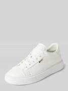 Leren sneakers met labeldetail, model 'ARTEM IN TUMBLED LEATHER'