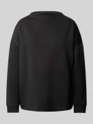 Sweatshirt met opstaande kraag