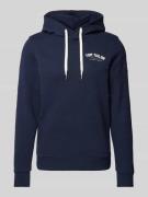 Hoodie met labelprint