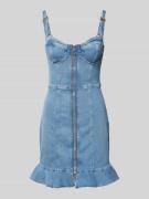 Mini-jurk in denimlook, model 'MARCELA'