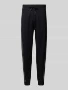 Tapered fit sweatbroek met tunnelkoord