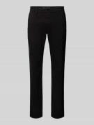 Slim fit broek met labelapplicatie, model 'Lennox'