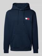 Hoodie met labelprint