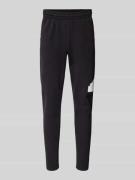 Sweatpants met labeldetail