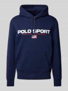 Hoodie met labelprint