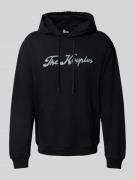 Hoodie met labelprint