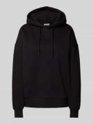 Oversized hoodie met ribboorden