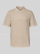 Regular fit poloshirt met labelstitching, model 'GEORGE'