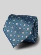 Zijden stropdas met structuurmotief