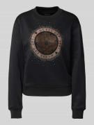 Sweatshirt met ribboorden