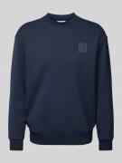 Sweatshirt met ribboorden, model 'Balram'