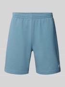 Regular fit sweatshorts met elastische band