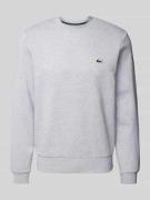 Sweatshirt met labelbadge