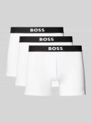 Boxershort met elastische band met logo in een set van 3 stuks, model ...