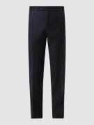 Modern fit pantalon van scheerwol, model 'Per'