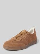 Leren sneakers met labeldetails, model 'Carmelo'