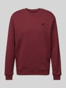 Sweatshirt met labelbadge