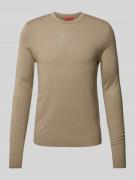 Gebreide pullover met ronde hals, model 'Cody'