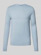 Gebreide pullover met ronde hals, model 'Cody'