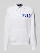 Sweatshirt met polokraag