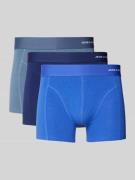 Boxershort met elastische band met label in een set van 3 stuks, model...