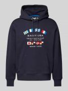 Hoodie met labelprint