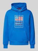 Hoodie met labelprint