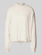 Sweatshirt met ribboorden