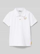 Regular fit poloshirt met logobadge