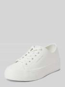 Sneakers met labelprint, model 'VULC'