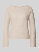 Gebreide pullover met ronde hals