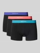 Boxershort met elastische band met logo in een set van 3 stuks