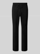 Tapered fit broek met tunnelkoord, model 'PHIL'