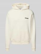 Hoodie met labelprint