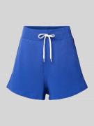 Regular fit sweatshorts met elastische band