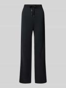 Straight leg sweatpants met structuurmotief, model 'OTTOMAN'