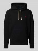 Hoodie met logostitching