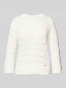 Gebreide pullover met ronde hals