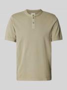 Slim fit poloshirt met ronde hals, model 'LANO'