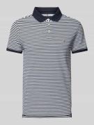 Slim fit poloshirt met logostitching, model '1985'