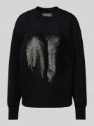 Sweatshirt met pailletten, model 'Dakota'