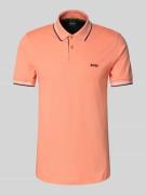 Poloshirt met labeldetail, model 'Paul'