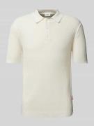 Slim fit poloshirt met polokraag