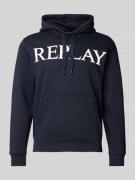 Hoodie met labelprint