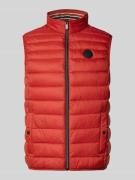 Regular fit bodywarmer met opstaande kraag