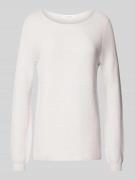 Gebreide pullover met ballonmouwen