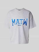 T-shirt met labelstitching