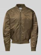 Bomberjack met labelstitching