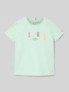 T-shirt met labelstitching, model 'VARSITY'