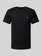 T-shirt met labeldetail